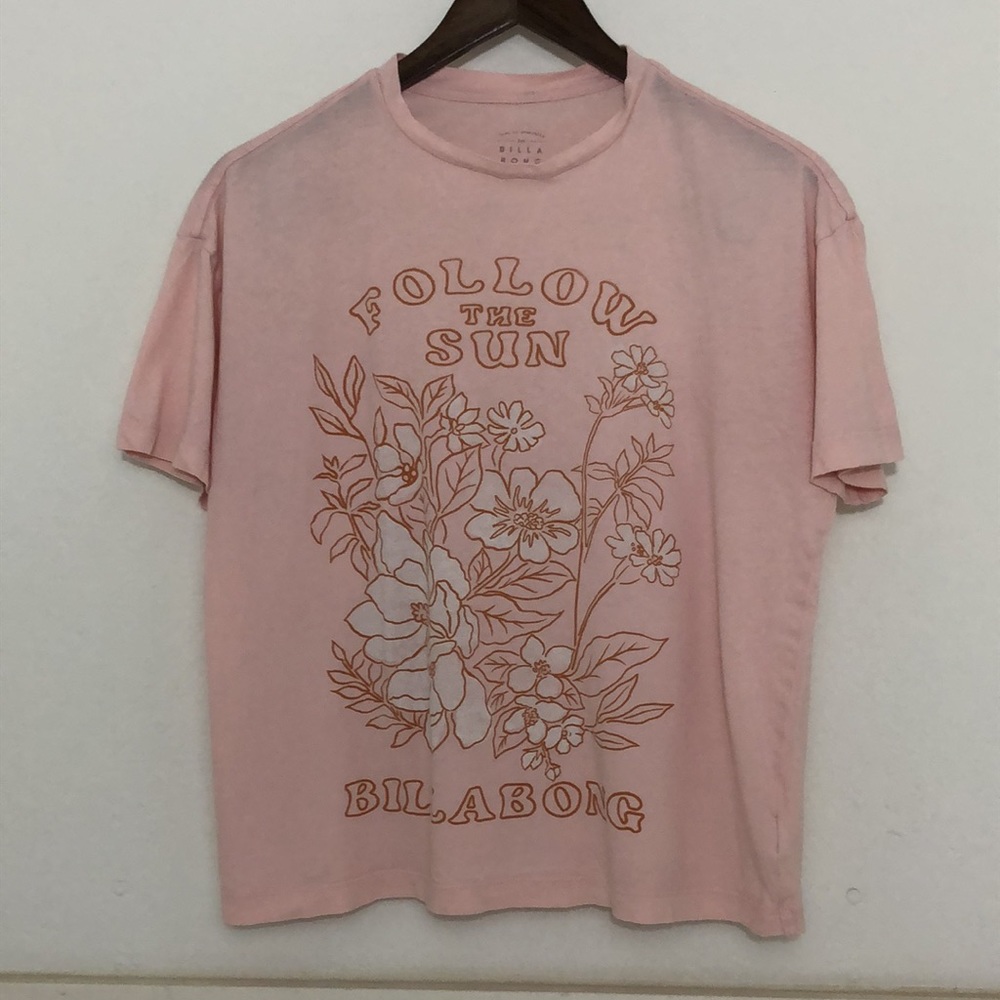 Billabong Pale Pink Tee.